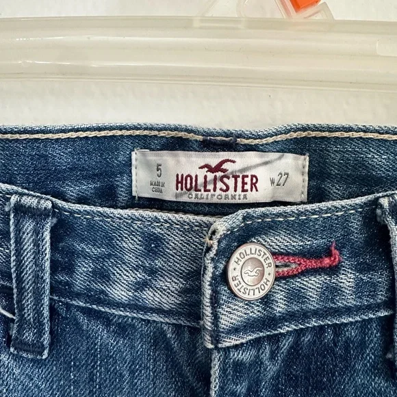 Distressed Denim Shorts America 4th of July daisy dukes - Picture 3 of 5